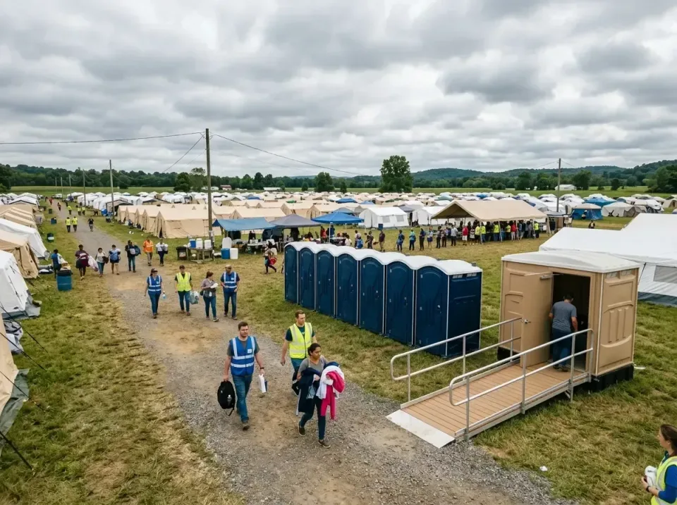 disaster-relief-camp-restrooms-010 — frequently asked questions, Dumpster & Portable Bathrooms Rental in Cave Springs, AR
